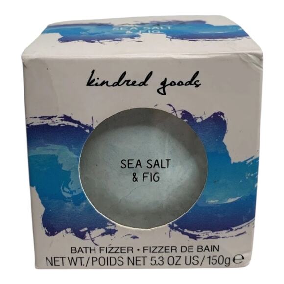 Kindred Goods Sea Salt & Fig Bath bomb Fizzer 5.3 oz Old Navy Fizzies Fizzes NEW - Picture 1 of 8